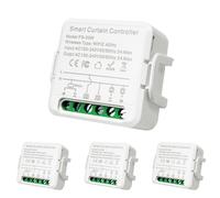 LED ATOMANT Mini Interruptor Persianas WiFi, Controlador programable con Temporizador, Control Remoto APP Smart Life y Voz, Compatible con Alexa y Google Home, Uso con cortinas o persianas electricas