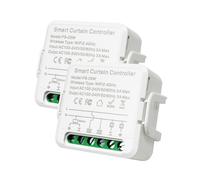 LED ATOMANT Mini Interruptor Persianas WiFi, Controlador programable con Temporizador, Control Remoto APP Smart Life y Voz, Compatible con Alexa y Google Home, Uso con cortinas o persianas electricas