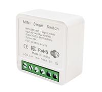 LED ATOMANT Módulo Relé Mini Interruptor WiFi Inteligente, CON NEUTRO, 2 Canales, Compatible Alexa, Google Home, Smart Life, Control Remoto App, Automización Hogar, Ideal Iluminación LED 400W, Domótic