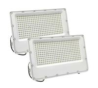 LED ATOMANT Pack 2x Foco Proyector LED Exterior 300W, Color Blanco Frio (6500K), Impermeable IP66, 30000 Lumenes, Foco Jardin, Luces LED Exterior