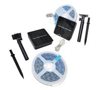 LED ATOMANT Pack 2x Tira LED Solar 5M Exterior RGB IP65, Luz Flexible Multicolor para Jardin, Terraza y Espacios Exteriores, Ideal para Crear Ambientes Personalizados