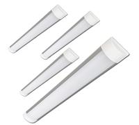 LED ATOMANT Pack 4x Pantalla Luminaria LED integrado, 120cm 40W, CCT (Selector de Color Blanco Calido, Neutro y Frio), 4000 lumenes