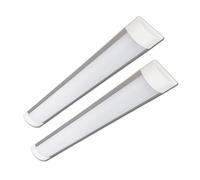 LED ATOMANT Pantalla LED Slim 60 cm 20W 2000 lúmenes, CCT (Selector de Color Blanco Calido, Neutro y Frio), montaje en superficie, ideal para techos de cocinas, pasillos, trasteros, oficinas o