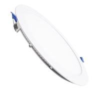 LED ATOMANT Placa Downlight Circular Plana CCT 24W 2300LM, Corte 280mm, luz regulable en temperatura (blanco cálido, neutro y frío), driver incluido, ideal para empotrar en techos de interiores,