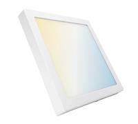 LED ATOMANT Plafon LED Cuadrado Superficie 30x30cm 24W CCT 3000-6500K | Con Selector de color CCT, 2200 Lumenes, Driver incluido