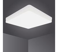 LED ATOMANT Plafón LED Cuadrado Superficie 48W, IP44 Apto Baños y Zonas Húmedas, Frameless Sin Marco, Blanco Frío 6500K, 4000lm, 300x300mm