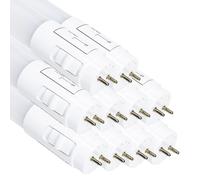 LED ATOMANT Tubo LED 60 cm T8 estándar, 9W y 1100 lúmenes por unidad, CCT regulable con selector de color (blanco cálido, neutro y frío), incluye cebadores LED, ideal para sustituir fluorescentes,