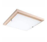 LED Deckenleuchte Madera Cristal Cuadrados 3000K 1700lm Multiple de Techo Erin