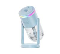 LED humidificador 280 ml USB recargable proyector con 7 colores luz | Rotante para coche, decoración de casa, para mesilla de noche, escritorio, oficina, dormitorio