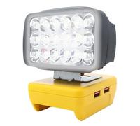 LED Outdoor Floodlight, LED -Arbeitslicht 2 Modi Cordless Work Light | Foco de luz de alto brillo, lámpara portátil para exterior, para garaje, patio, patio, jardín