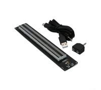 LED para analizador de espectro AS60, visualizador de música, medidor VU, 7 modos, entrada de doble canal para sonido
