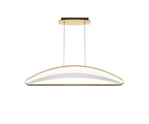 LED Pendelleuchte Mesa de Comedor L:103CM Grande En Latón 3000K Blanco Cálido
