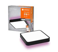 Sapho Ledvance - Lámpara LED Or acklight, 350x350 mm, 28W, regulable, negro AC314100055