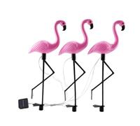 LED Solar Lawn Light 3 In 1 Beautiful Flamingo Design Outdoor Lamp for