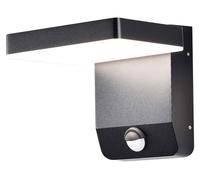 LED Solution: Lámpara LED para fachada, color , cuadrada, con sensor de movimiento, 17W, IP65. Color de luz: blanco cálido. 2948
