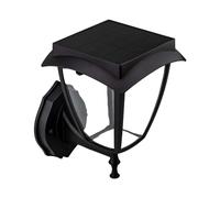 LED Solution: Lámpara solar de pared LED, color negro, 2W, IP65, modelo 2892