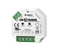 LED TRADING ZigBee - Regulador de intensidad de 230 V, empotrable, 200 W, LED, para pulsador, sección de fase, para lámparas LED regulables, transformadores y luces