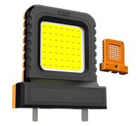 LED Work Light, Adjustable Bright Spotlight Attachment, Waterproof Job Site Lamp Multi-Angle Head, Lithium Battery Tool Compatible for Plumbing, Car Repair, Garage, Mechanics, Electricians Use