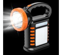 Led Work Light, Recargable Flash Light, 8,46 x 3,78 x 3,54 pulgadas Tamaño compacto Iluminación Modes, Solar-Powered Utility antorcha para camping garage Use, Outdoors, Backyard