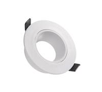 LEDBOX Aro Downlight SPARV Circular Basculante para Bombilla LED GU10, UGR17. Iluminación interior LED, Downlights led