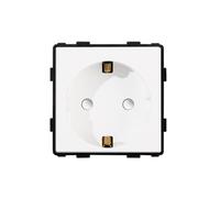 LEDBOX Base Enchufe EU tipo SCHUKO 16A 250V KOOB, blanco. Sistemas de control, Mecanismos KOOB