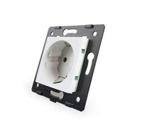 LEDBOX Base Enchufe SCHUKO 16A 250V blanca EU LIVOLO. Sistemas de control, Mecanismos LIVOLO