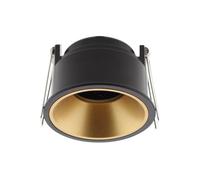 LEDBOX Downlight Led MOS UGR17 Round, 7W, negro/dorado, Blanco neutro. Iluminación interior LED, Downlights led
