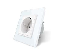 LEDBOX Enchufe Schuko EU 16A, frontal blanco LIVOLO. Sistemas de control, Mecanismos LIVOLO