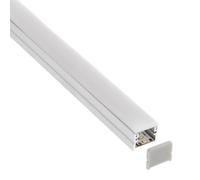 LEDBOX KIT - Perfil aluminio OSY para tiras LED, 1 metro. Perfiles para tiras LED, Perfiles de superficie
