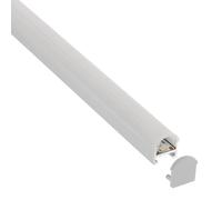 LEDBOX KIT - Perfil aluminio SUND para tiras LED, 1 metro. Perfiles para tiras LED, Perfiles de superficie