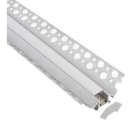 LEDBOX KIT Perfil arquitectónico aluminio LING 1 metro. Perfiles para tiras LED, Perfiles arquitectónicos