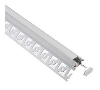 LEDBOX KIT Perfil arquitectónico aluminio SINE 1 metro. Perfiles para tiras LED, Perfiles arquitectónicos