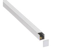 LEDBOX KIT - Perfil CUB 1010 para tiras LED, 1 metro. Perfiles para tiras LED, Perfiles de superficie