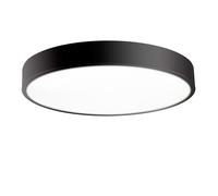 LEDBOX Kramfor BIG Plafón, 50W, Ø60cm, CCT, negro, Blanco dual, regulable. Iluminación interior LED, Plafones de Led