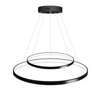 LEDBOX Luminaria colgante ELIX, 60W, negro, Ø57+38cm, Blanco cálido. Lámparas led, Lámparas led suspendidas