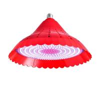 LEDBOX Pack 2 Bombillas E27 Led Profresh para Carnes y Frutas, 50W, Rosa/Magenta. Iluminación comercial LED, Productos frescos