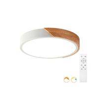 LEDBOX Plafón HALF MOON, 22W, 300mm, CCT, mando+APP, Blanco dual, regulable. Iluminación interior LED, Plafones de Led