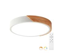LEDBOX Plafón HALF MOON, 36W, 400mm, CCT, mando+APP, Blanco dual, regulable. Iluminación interior LED, Plafones de Led