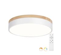 LEDBOX Plafón MOON, 36W, 400mm, CCT, mando+APP, Blanco dual, regulable. Iluminación interior LED, Plafones de Led