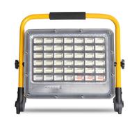 LEDBOX Proyector LED, 200W con batería de Litio recargable + emergencia, Blanco frío. Iluminación exterior Led, Proyectores led