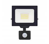 LEDBOX Proyector LED SLIM Chipled Osram, 30W con Sensor Movimiento PIR, 3000-4000-6000K. Iluminación exterior LED, Proyectores led