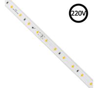 LEDBOX Tira LED 220V Super Slim SMD2835, 120Led/m, Triac regulable, corte 10cm, carrete 50 metros, Blanco cálido, regulable. Tiras LED y Neones, Tiras Led 220V AC