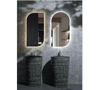 LEDIMEX Espejo baño Rectangular Vertical y retroiluminado (luz Fria) Gales 110x60