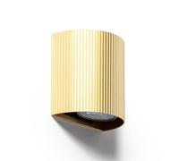 LEDKIA Aplique de Pared Aluminio Aritz Dorado | CasquilloGU10