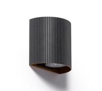 LEDKIA Aplique de Pared Aluminio Aritz Negro | CasquilloGU10