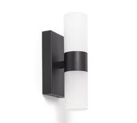 Ledkia Aplique de Pared Baño LED 6W Aluminio y PC Avery Negro Black