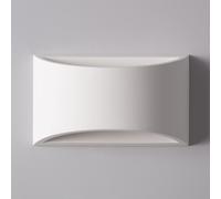Ledkia Aplique de Pared de Yeso Fosty Blanco