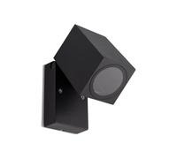 LEDKIA Aplique de Pared Exterior Aluminio Cuadrado Onuba Negro | CasquilloGU10