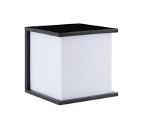 LEDKIA Aplique de Pared Exterior Aluminio Daman Negro | CasquilloE27