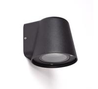 LEDKIA LIGHTING Aplique de Pared Exterior Aluminio Darjan Oroco II Negro Mate GU10